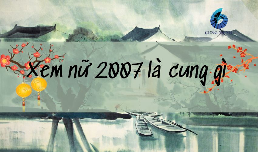 Xem nam Định Hợi 2007 là cung gì?